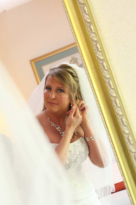 Bride at Mirror,Classic Image