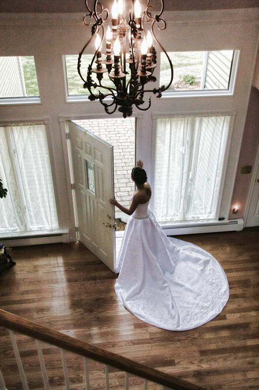 Bride at Door,New Jersey Photography