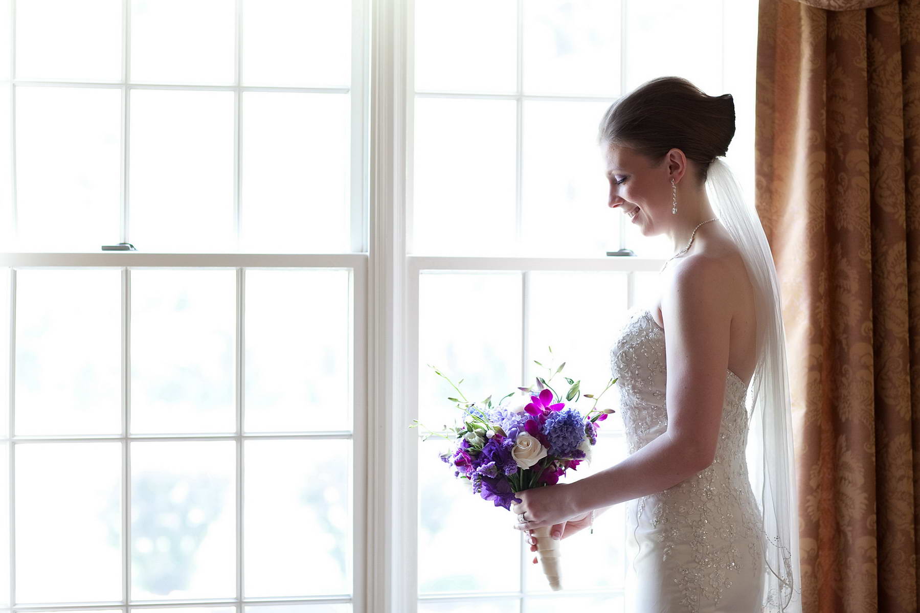 Bride Waiting at Window